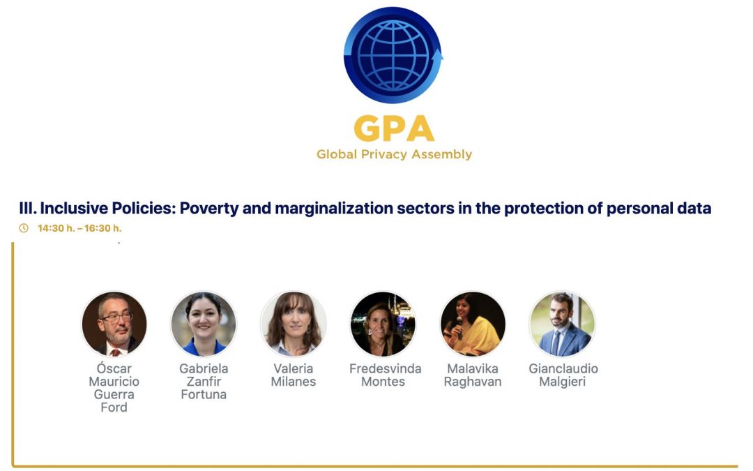 “Inclusive Data policies and marginalization”, Malgieri’s intervention at the Global Privacy Assembly GPA (Mexico City, 2021)
