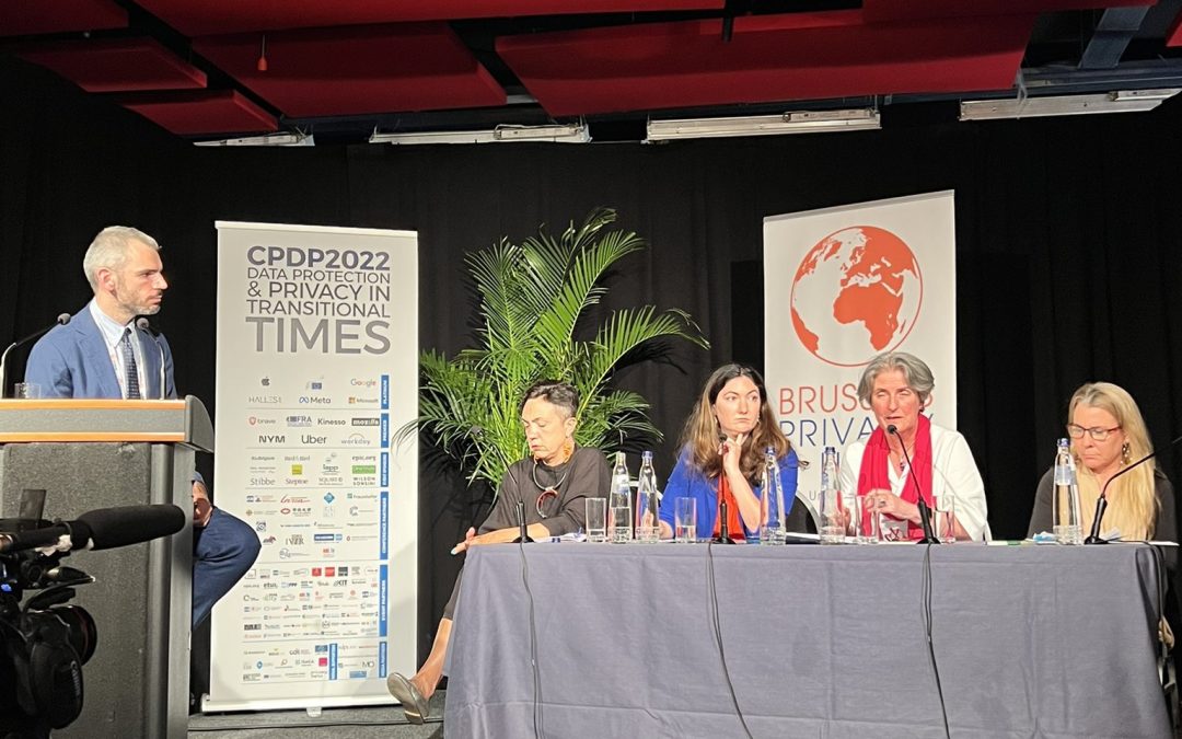 The CPDP Opening Event moderated by Malgieri in a Brussels Privacy Hub panel about Vulnerable people in the AI Act
